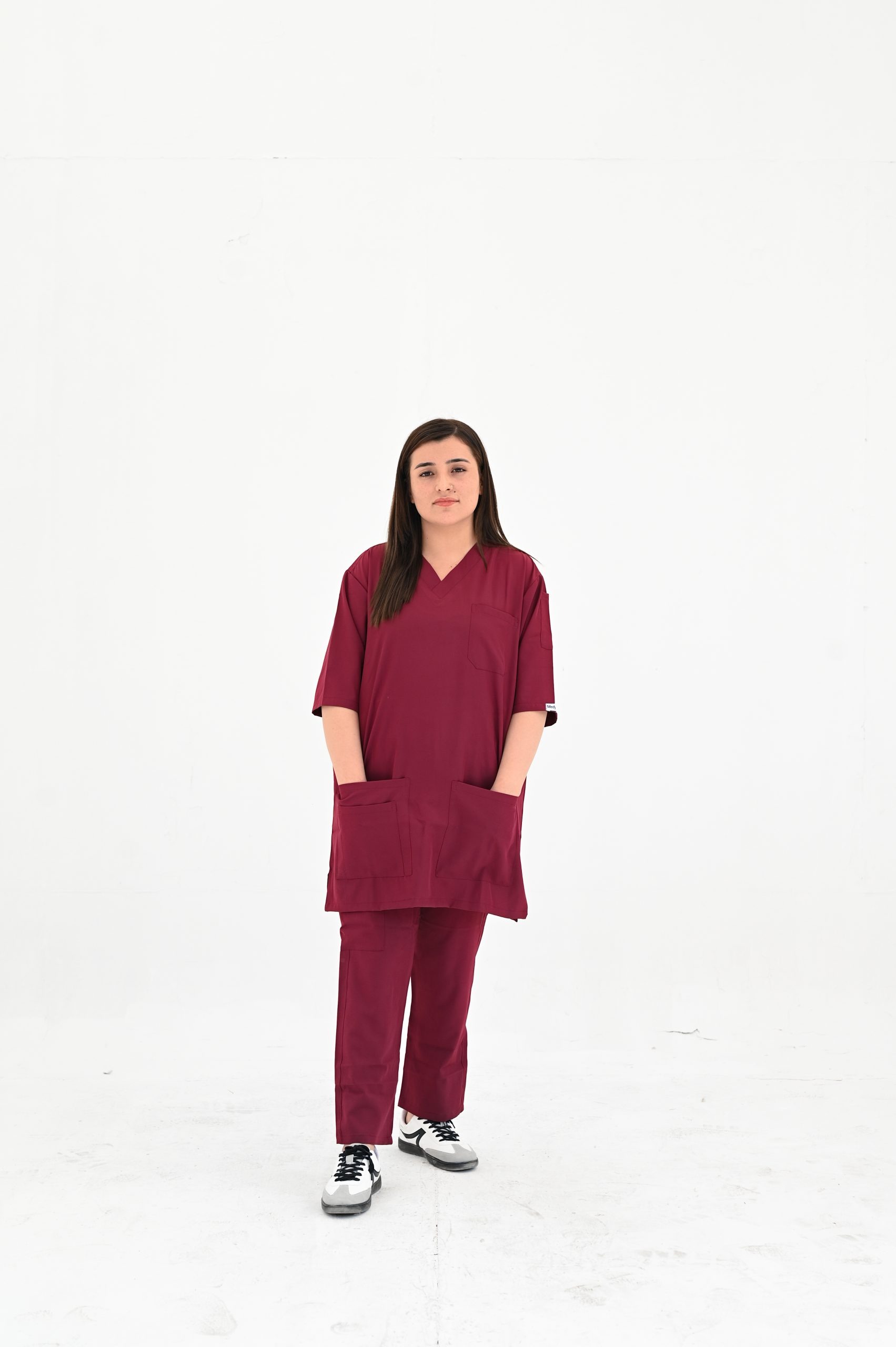 Maroon Scrubs Women