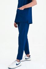 Navy Blue Men Scrubs Suit — Stretchable Medical Uniform for Male Doctors & Surgeons | Medyss - Image 5